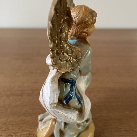 Fontanini Kneeling Angel 72518 Nativity Stable Heirloom figurine 5" Italy 1994 - Picture 5 of 12